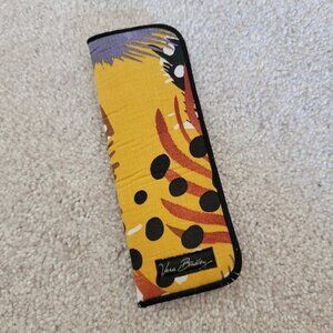 Vera Bradley Yellow Funky Pattern Sunglass Glasses Sleeve